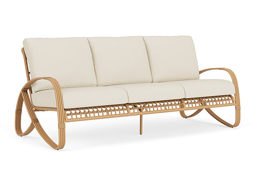 Lloyd Flanders - Riviera Sofa In Camel Finish With Sailcloth Sailor Fabric - 278055152434 view 1