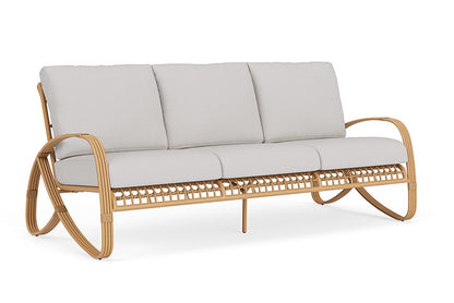 Lloyd Flanders - Riviera Sofa In Camel Finish With Sailcloth Seagull Fabric - 278055152W61 view 1