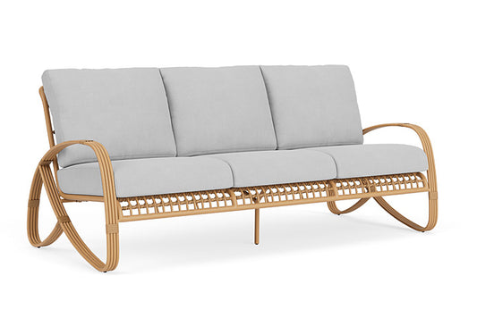 Lloyd Flanders - Riviera Sofa In Camel Finish With Sandberg Dove Fabric - 2780551522022 view 1