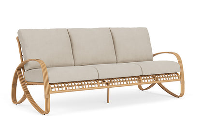 Lloyd Flanders - Riviera Sofa In Camel Finish With Sandberg Flax Fabric - 2780551522027 view 1