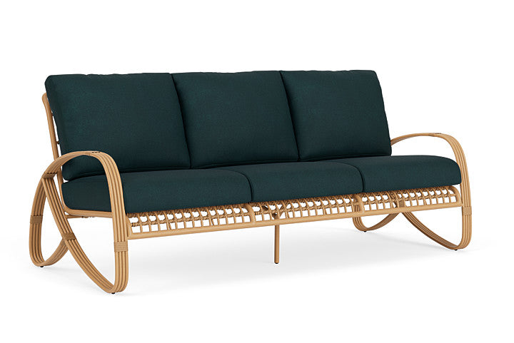 Lloyd Flanders - Riviera Sofa In Camel Finish With Sandberg Lagoon Fabric - 2780551522039 view 1
