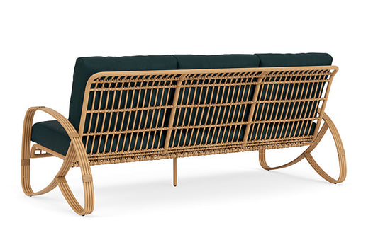Lloyd Flanders - Riviera Sofa In Camel Finish With Sandberg Lagoon Fabric - 2780551522039 view 2