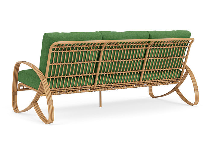 Lloyd Flanders - Riviera Sofa In Camel Finish With Seadog Botanical Fabric - 2780551522066 view 2