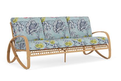 Lloyd Flanders - Riviera Sofa In Camel Finish With Serena Floral Meadow Fabric - 2780551522079 view 1