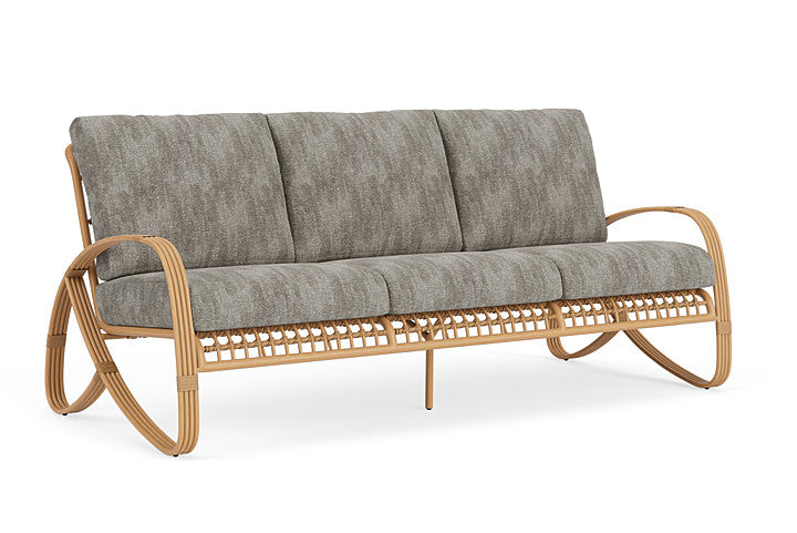 Lloyd Flanders - Riviera Sofa In Camel Finish With Surface Slate Fabric - 2780551522056 view 1