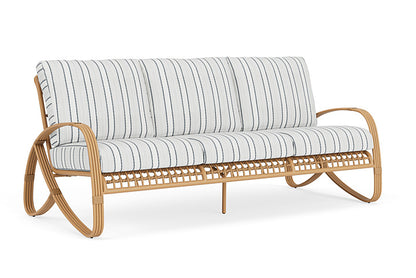 Lloyd Flanders - Riviera Sofa In Camel Finish With Tamer Fog Fabric - 2780551522037 view 1