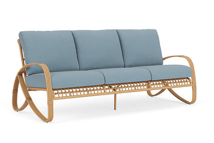 Lloyd Flanders - Riviera Sofa In Camel Finish With Unearth Mist Fabric - 2780551522068 view 1