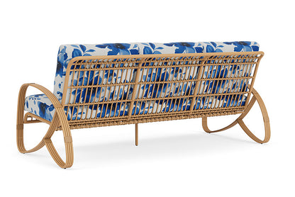Lloyd Flanders - Riviera Sofa In Camel Finish With Watercolor Blossom Capri Fabric - 278055152672 view 2