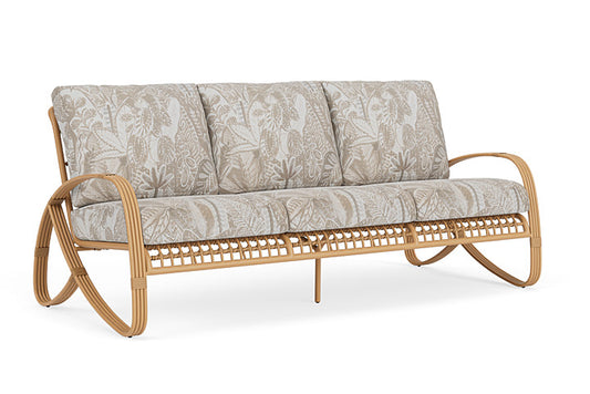 Lloyd Flanders - Riviera Sofa In Camel Finish With Wayfarer Dune Fabric - 2780551522073 view 1