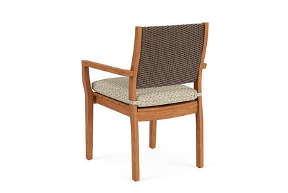 Lloyd Flanders - Teak Loom Back Teak Dining Armchair In Bark Finish With Bebot Sisal Fabric - 2862010082048 view 2
