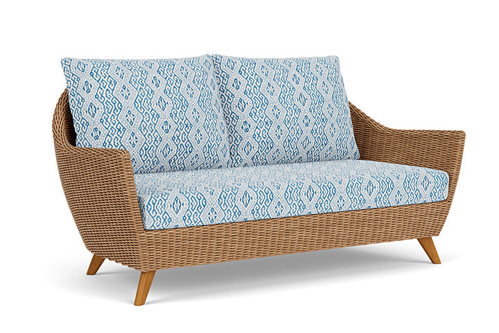 Lloyd Flanders - Tobago Loveseat In Hyacinth Finish With Aman Capri Fabric - 4260500931800 view 1
