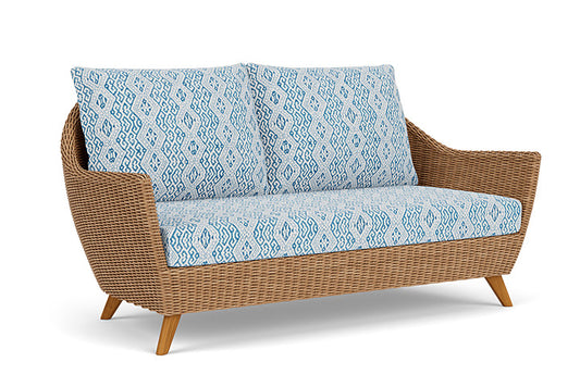 Lloyd Flanders - Tobago Loveseat In Hyacinth Finish With Aman Capri Fabric - 4260500931800 view 1