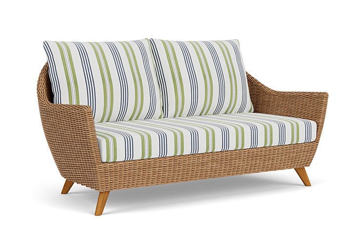 Lloyd Flanders - Tobago Loveseat In Hyacinth Finish With Berkely Hall Green Fabric - 4260500932062 view 1