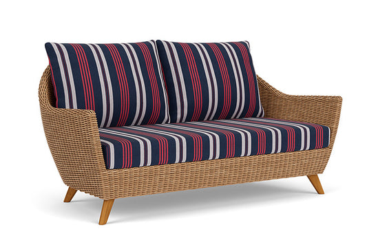 Lloyd Flanders - Tobago Loveseat In Hyacinth Finish With Berkely Hall Navy Fabric - 4260500932063 view 1