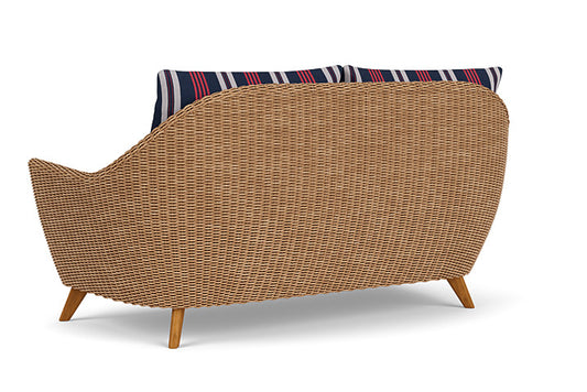 Lloyd Flanders - Tobago Loveseat In Hyacinth Finish With Berkely Hall Navy Fabric - 4260500932063 view 2