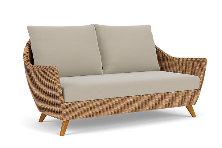 Lloyd Flanders - Tobago Loveseat In Hyacinth Finish With Callen Driftwood Fabric - 4260500932023 view 1