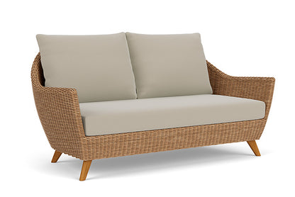 Lloyd Flanders - Tobago Loveseat In Hyacinth Finish With Callen Driftwood Fabric - 4260500932023 view 1