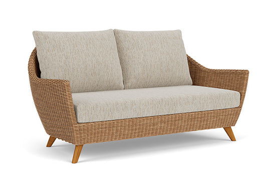 Lloyd Flanders - Tobago Loveseat In Hyacinth Finish With Charlotte Sparrow Fabric - 426050093183 view 1
