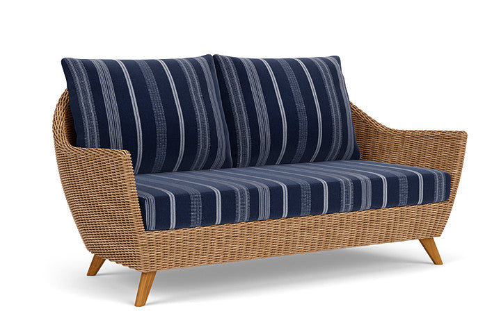 Lloyd Flanders - Tobago Loveseat In Hyacinth Finish With Consider Indigo Fabric - 4260500931969 view 1