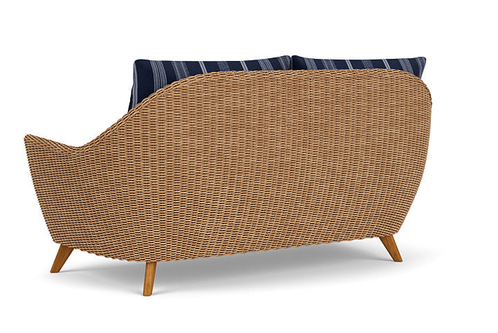 Lloyd Flanders - Tobago Loveseat In Hyacinth Finish With Consider Indigo Fabric - 4260500931969 view 2