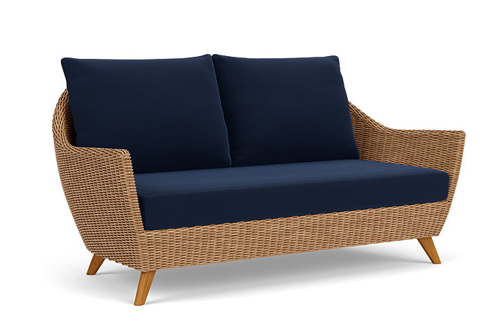 Lloyd Flanders - Tobago Loveseat In Hyacinth Finish With Decorline Navy Fabric - 4260500932019 view 1