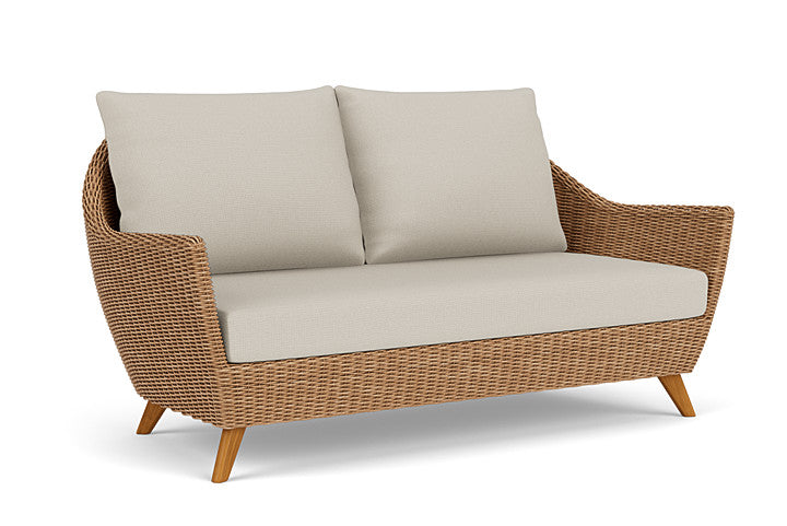 Lloyd Flanders - Tobago Loveseat In Hyacinth Finish With Fife Fog Fabric - 426050093181 view 1