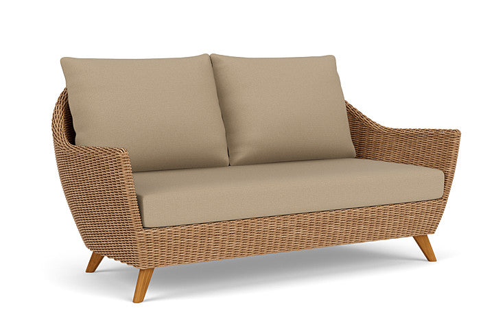 Lloyd Flanders - Tobago Loveseat In Hyacinth Finish With Fife Sahara Fabric - 426050093742 view 1