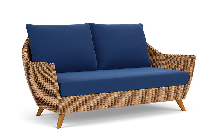 Lloyd Flanders - Tobago Loveseat In Hyacinth Finish With Flagship Lapis Fabric - 4260500931813 view 1