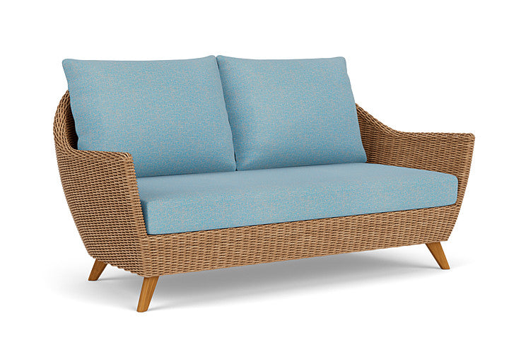 Lloyd Flanders - Tobago Loveseat In Hyacinth Finish With Leeds Light Blue Fabric - 4260500932058 view 1