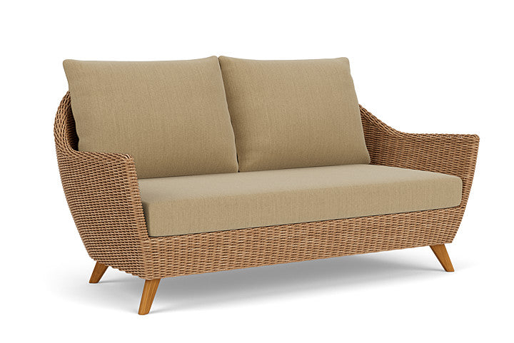 Lloyd Flanders - Tobago Loveseat In Hyacinth Finish With Loveboat Saffron Fabric - 4260500932009 view 1