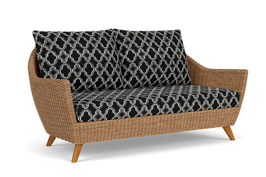 Lloyd Flanders - Tobago Loveseat In Hyacinth Finish With Luna Onyx Fabric - 4260500932071 view 1