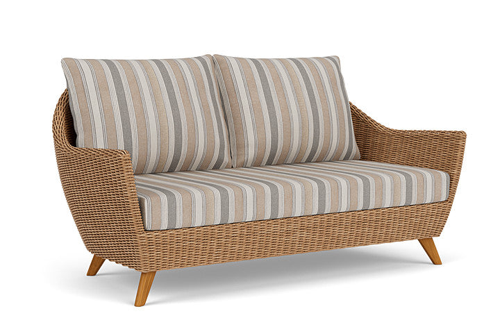 Lloyd Flanders - Tobago Loveseat In Hyacinth Finish With Purveyor Pewter Fabric - 426050093146 view 1