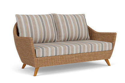 Lloyd Flanders - Tobago Loveseat In Hyacinth Finish With Purveyor Pewter Fabric - 426050093146 view 1