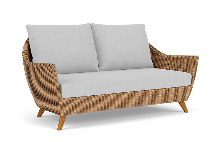 Lloyd Flanders - Tobago Loveseat In Hyacinth Finish With Sandberg Dove Fabric - 4260500932022 view 1