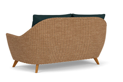 Lloyd Flanders - Tobago Loveseat In Hyacinth Finish With Sandberg Lagoon Fabric - 4260500932039 view 2