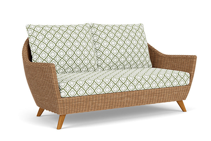 Lloyd Flanders - Tobago Loveseat In Hyacinth Finish With Savannah Green Fabric - 4260500932064 view 1