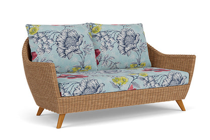 Lloyd Flanders - Tobago Loveseat In Hyacinth Finish With Serena Floral Meadow Fabric - 4260500932079 view 1