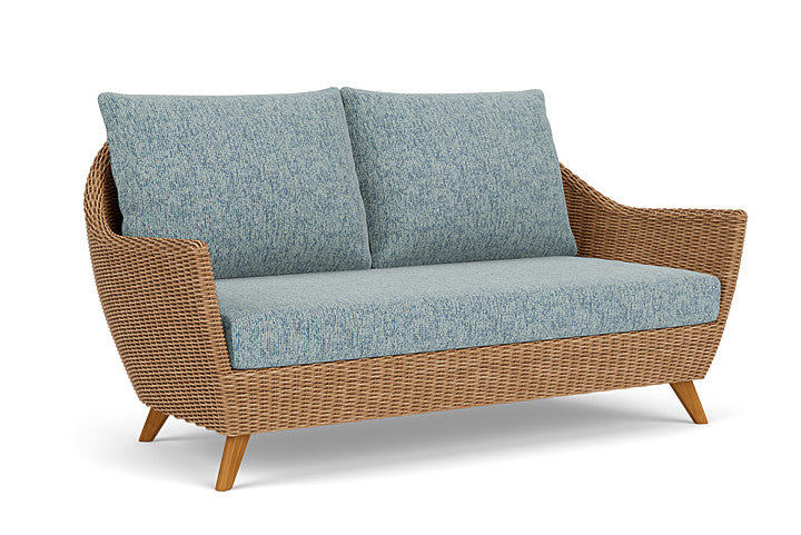 Lloyd Flanders - Tobago Loveseat In Hyacinth Finish With Serene Ocean Fabric - 4260500932032 view 1
