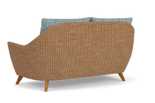 Lloyd Flanders - Tobago Loveseat In Hyacinth Finish With Serene Ocean Fabric - 4260500932032 view 2