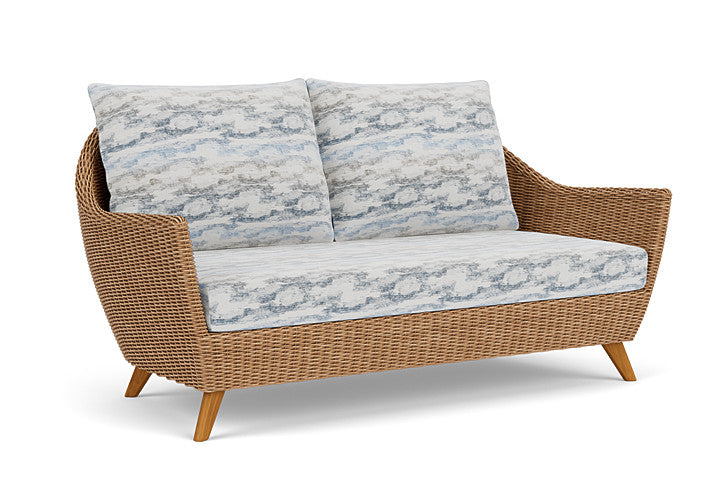 Lloyd Flanders - Tobago Loveseat In Hyacinth Finish With Stratosphere Cloud Fabric - 4260500931966 view 1