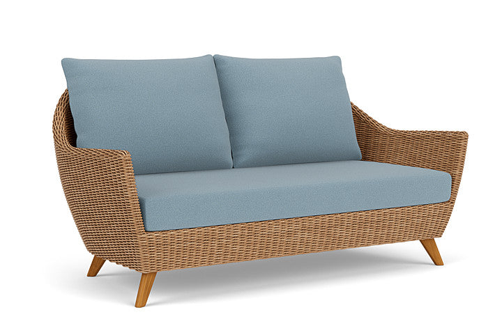 Lloyd Flanders - Tobago Loveseat In Hyacinth Finish With Unearth Mist Fabric - 4260500932068 view 1