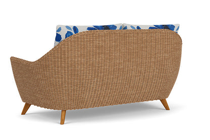 Lloyd Flanders - Tobago Loveseat In Hyacinth Finish With Watercolor Blossom Capri Fabric - 426050093672 view 2