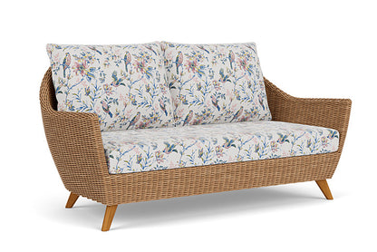 Lloyd Flanders - Tobago Loveseat In Hyacinth Finish With Whimsical Bird Song Fabric - 4260500932080 view 1