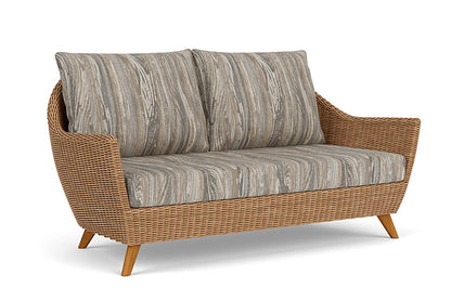 Lloyd Flanders - Tobago Loveseat In Hyacinth Finish With Woodgrain Ash Fabric - 426050093723 view 1
