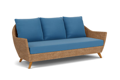 Lloyd Flanders - Tobago Sofa In Hyacinth Finish With Bamboo Bay Sky Fabric - 4260550932007 view 1