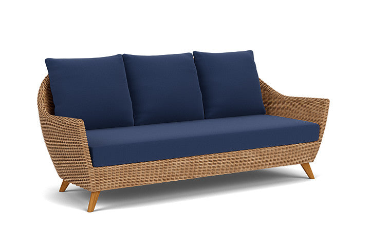 Lloyd Flanders - Tobago Sofa In Hyacinth Finish With Beach Navy Fabric - 4260550932013 view 1