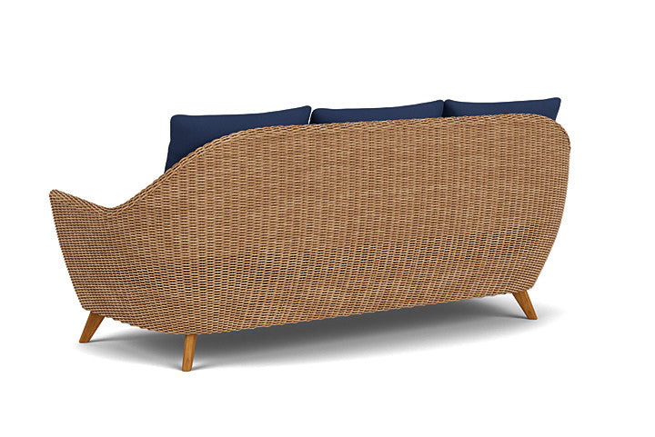 Lloyd Flanders - Tobago Sofa In Hyacinth Finish With Beach Navy Fabric - 4260550932013 view 2