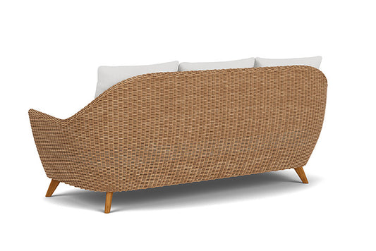 Lloyd Flanders - Tobago Sofa In Hyacinth Finish With Canvas Natural Fabric - 426055093159 view 2