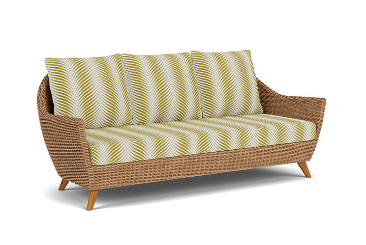 Lloyd Flanders - Tobago Sofa In Hyacinth Finish With Clock Out Dew Fabric - 4260550932083 view 1