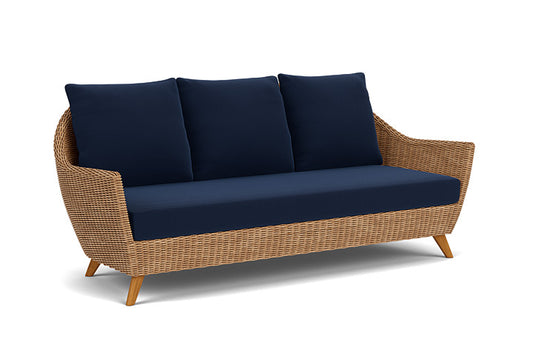 Lloyd Flanders - Tobago Sofa In Hyacinth Finish With Decorline Navy Fabric - 4260550932019 view 1